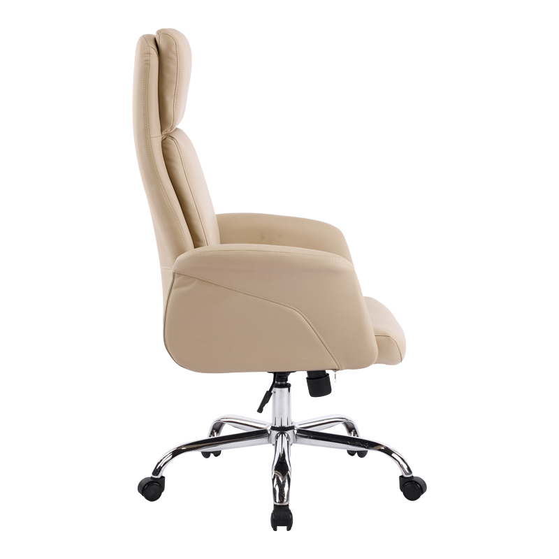 Manager Office Chair Derjio Homepaketo Beige Pu 68x66x115cm