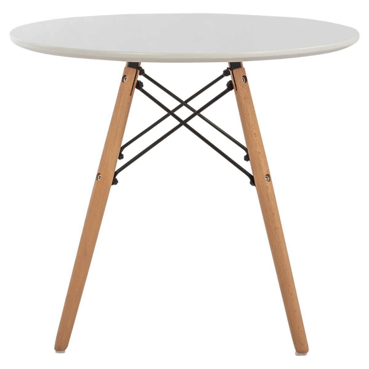 Bamboo Reed Rugs Table Minimal Kid Hm8451.01, Round, Φ60x51, White - HomePaketo.com ...