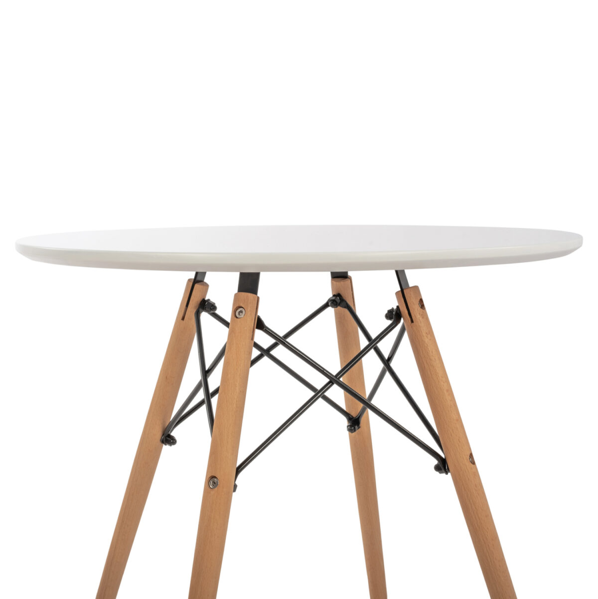Bamboo Reed Rugs Table Minimal Kid Hm8451.01, Round, Φ60x51, White - HomePaketo.com ...