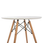 Bamboo Reed Rugs Table Minimal Kid Hm8451.01, Round, Φ60x51, White - HomePaketo.com ...