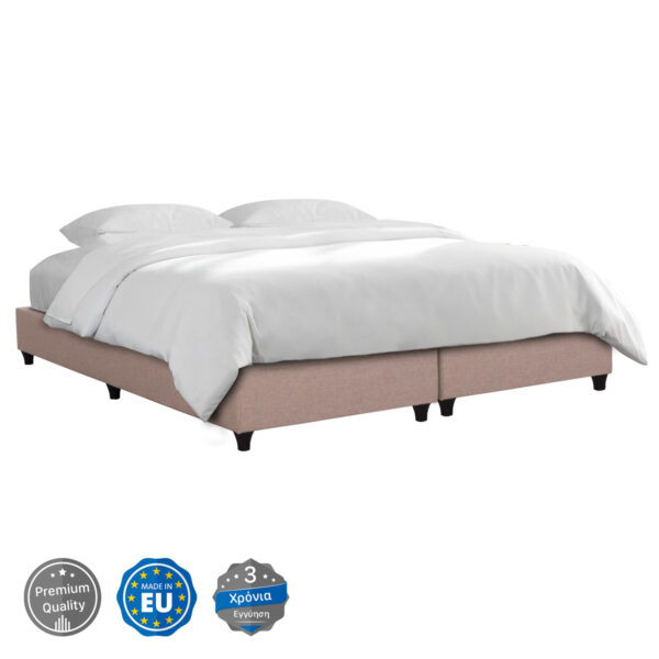 Substrate Extra-double Bed Siggy Hm21217.01-beige Fabric-for